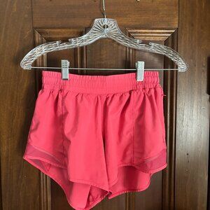 Pink Lululemon Hotty Hot Shorts 2.5"
